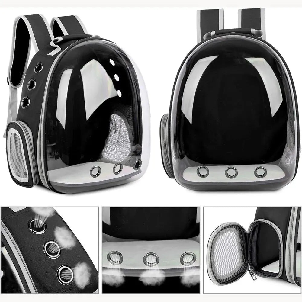 Cat Pet Carrier Backpack Transparent Capsule Bubble Pet Backpack Small Animal Puppy Kitty Bird Breathable Pet Carrier for Travel Cat Pet Carrier Backpack Transparent Capsule Bubble Pet Backpack Small Animal Puppy Kitty Bird Breathable Pet Carrier for Travel